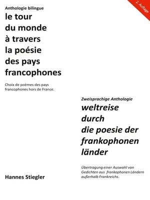 cover image of Le tour du monde à travers la poésie des pays francophones
